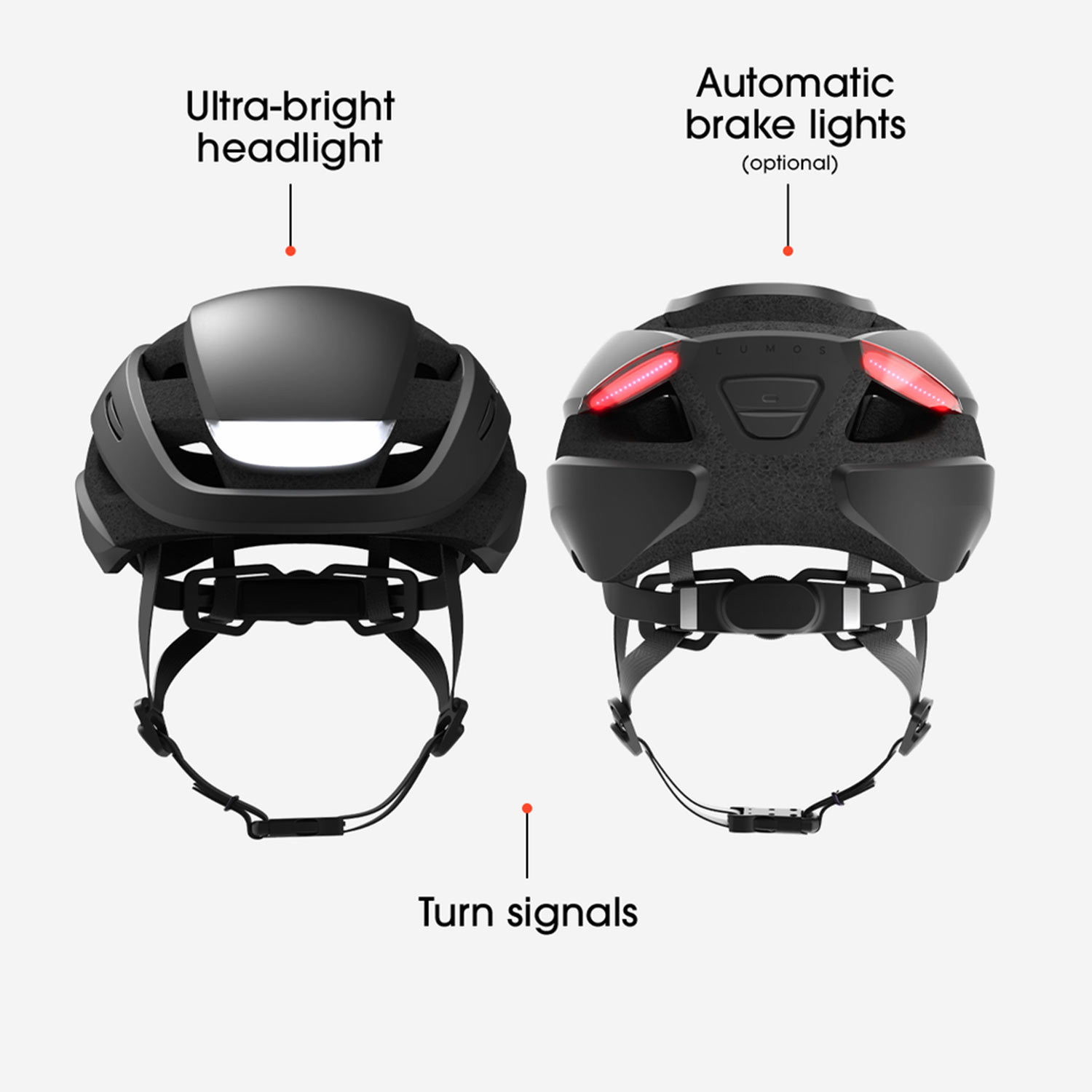Lumos Smart Fahrradhelm mit Gesten gesteuerten Blinkern