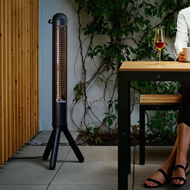 Eva Solo 'HeatUp' CO2 freundlicher elektrischer Terassenwärmer im dezenten Design