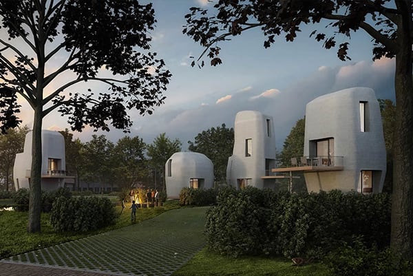 Erste 3D-gedruckte Beton-Siedlung entsteht in den Niederlanden