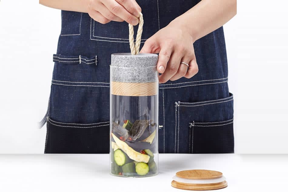 Picklestone ein schöner Platz für das Tsukemono, ein japanisches Gemüse Pickles