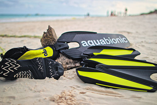 aquabionic abs: Weltweit erstes Bindungssystem für Taucherflossen
