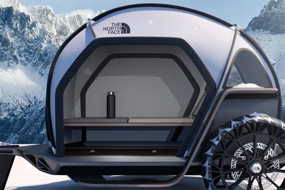 BMW’s und The North Face’s Futurelight  Camper Wohnwagen Konzept