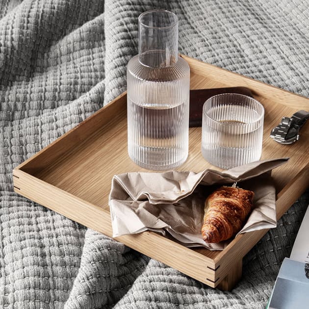 ferm Living – Bon Holztablett im japanischen Stil