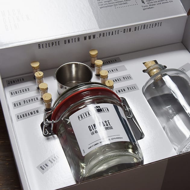 Gin Baukasten - die außergewöhnliche Geschenkidee für Gin-Liebhaber