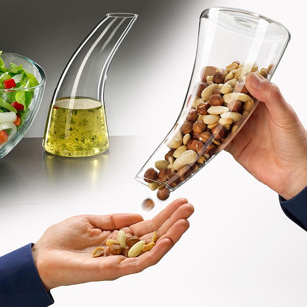 Multifunktionale Snack-Spender/Karaffe - mundgeblasen