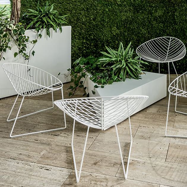Leaf Lounge Sessel von Arper für Innen- und Außenbereich
