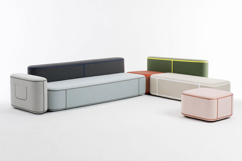 Benjamin Huberts neue innovative modulare Sitzgruppen für Moroso