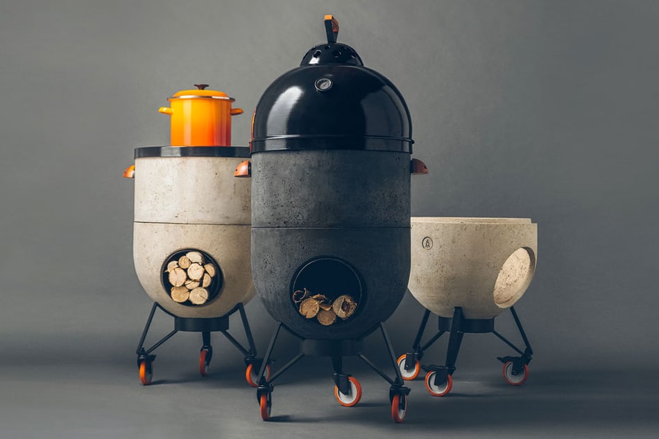 Noori ist Grill-, Pizzaofen und Feuerstelle in einem