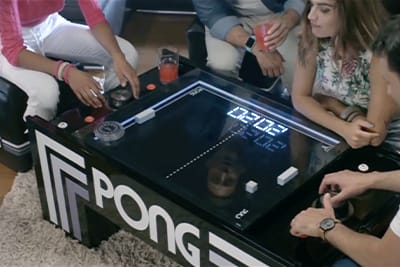 Der Atari Pong-Table, Spielkonsole und Beistelltisch in einem