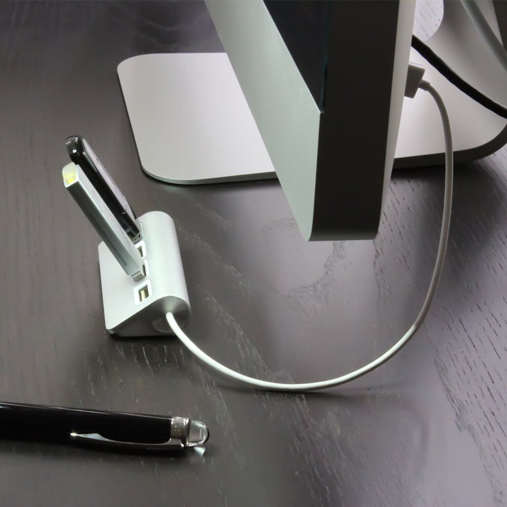 Satechi USB Hub 4-Fach Aluminium