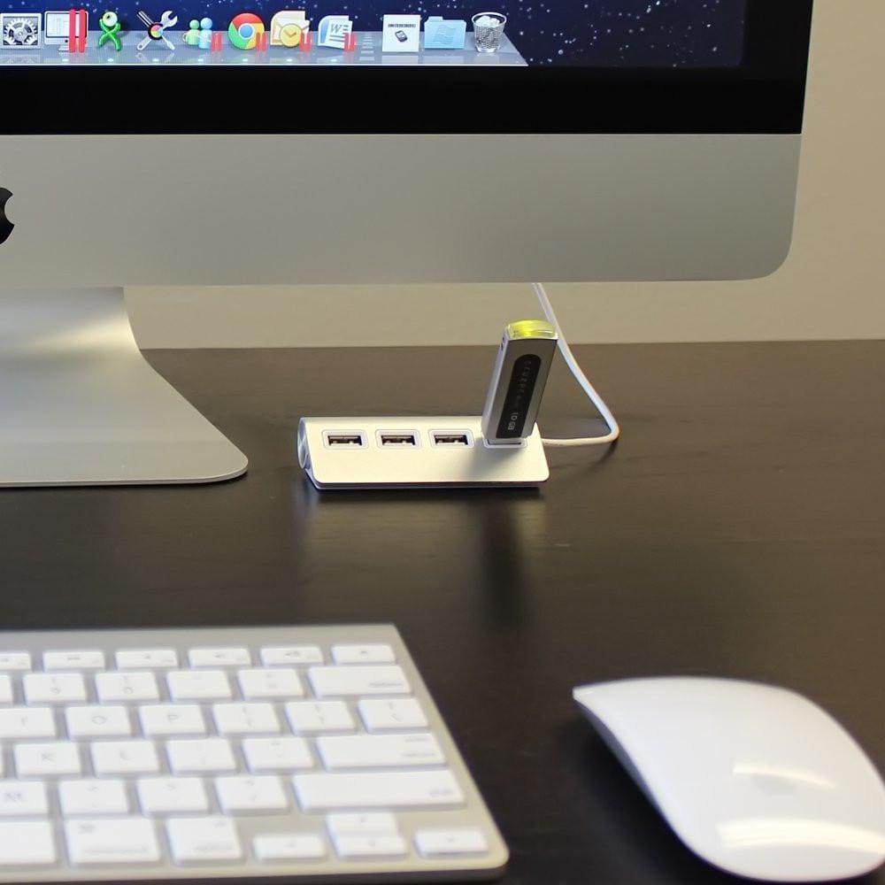 Satechi USB Hub 4-Fach Aluminium