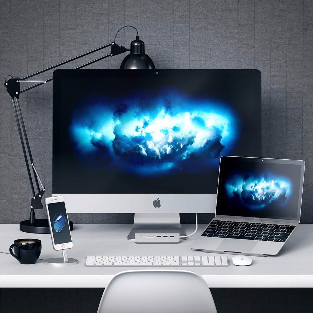 Satechi USB Hub 4-Fach Aluminium