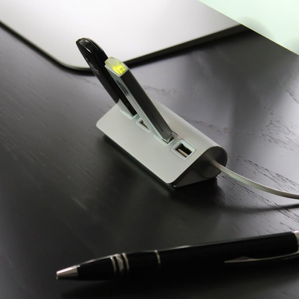 Satechi USB Hub 4-Fach Aluminium