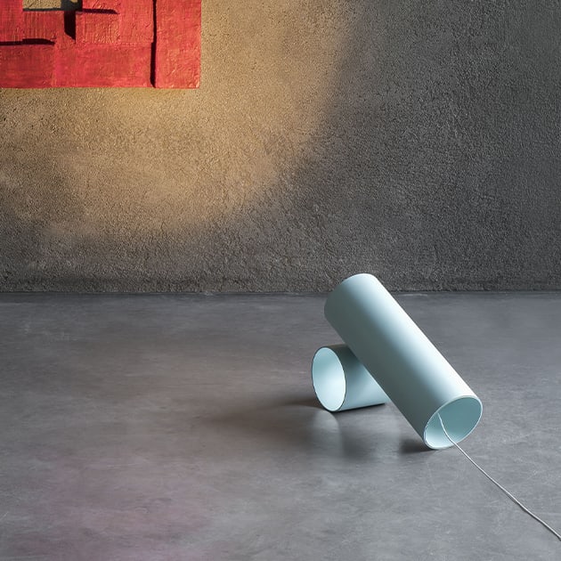 FLOS Sawaru Leuchte von Nendo, schlicht und aus Aluminium, aber ein Highlight