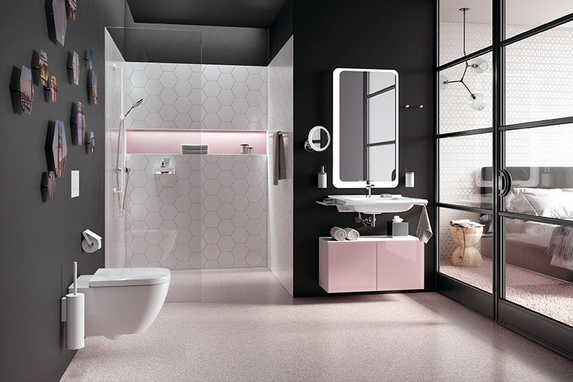 Barrierefreie designorientierte Lösungen im Sanitärbereich von Hewi – nicht nur, doch besonders für die ältere Generation