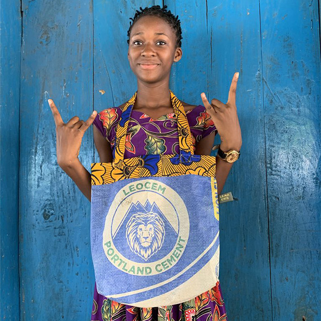 Einkaufstasche Lionbag – nachhaltig und produziert in Sierra Leone