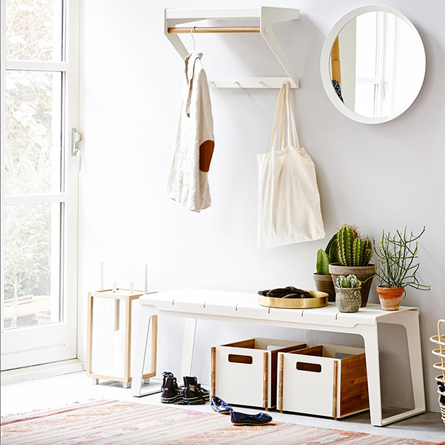 Copenhagen City Rack Hängegarderobe für Inn-Outdoor, platzsparend