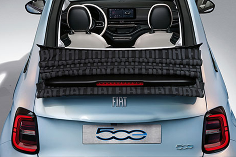 Fiat 500 Elektro. Dieses Kultauto fährt jetzt mit Strom. Wie immer in ästhetischem Design.