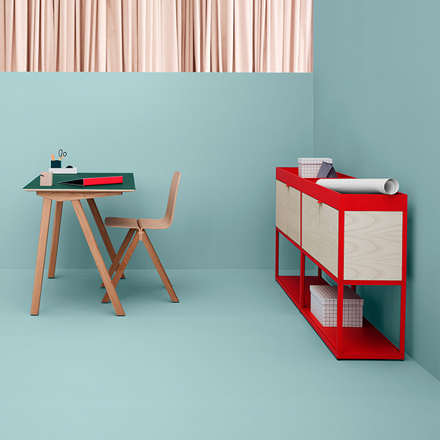 Schlichter Schreibtisch Copenhague CPH90 von Ronan und Erwan Bouroullec für Hay