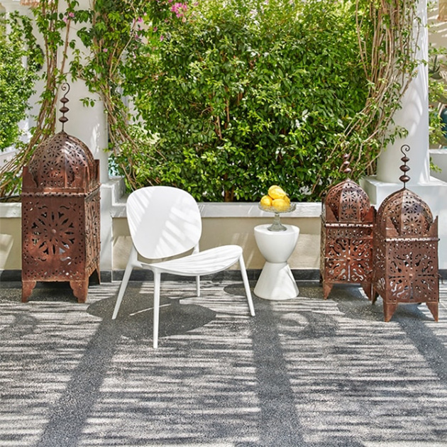 Be Bop Sessel von Kartell auch in Gold metallic