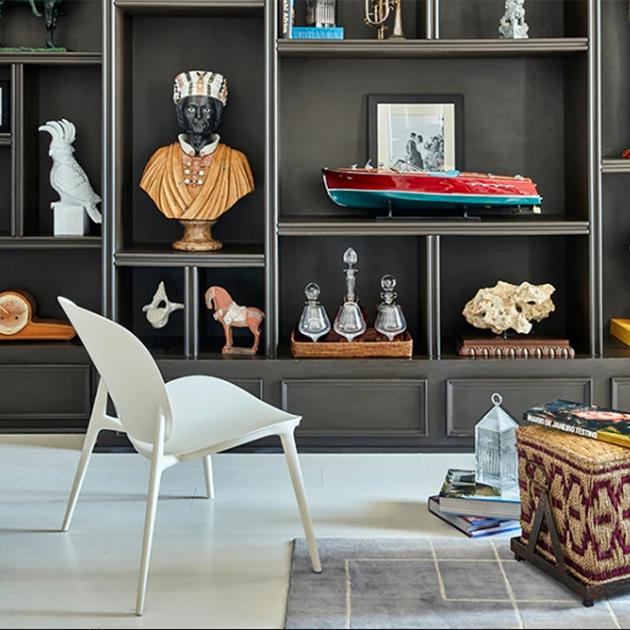 Be Bop Sessel von Kartell auch in Gold metallic
