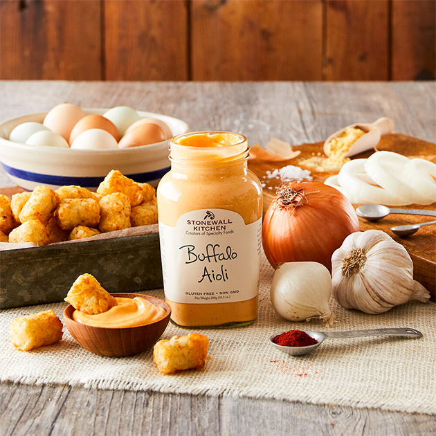 Buffalo Aioli von Stonewall Kitchen. Besonders für Schärfe-Fans und Gourmets