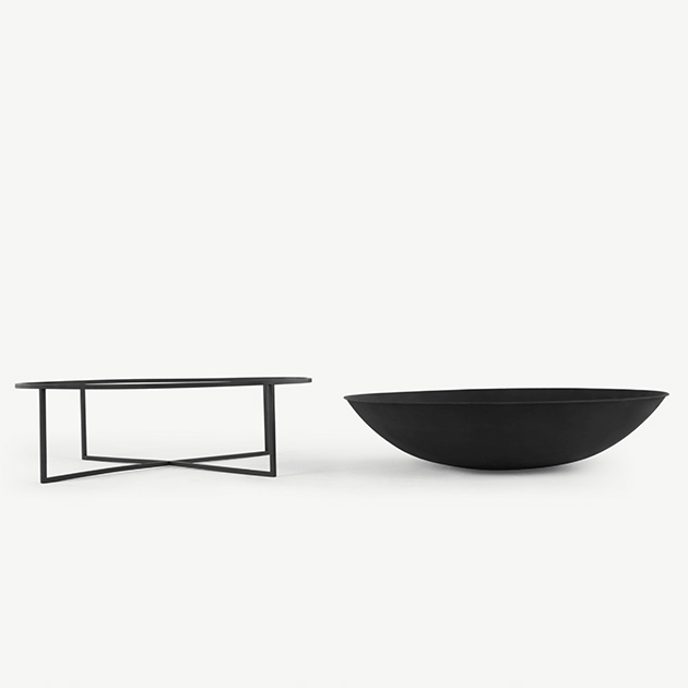 Josper elegante Feuerschale für laue Sommer-und kühle Abende