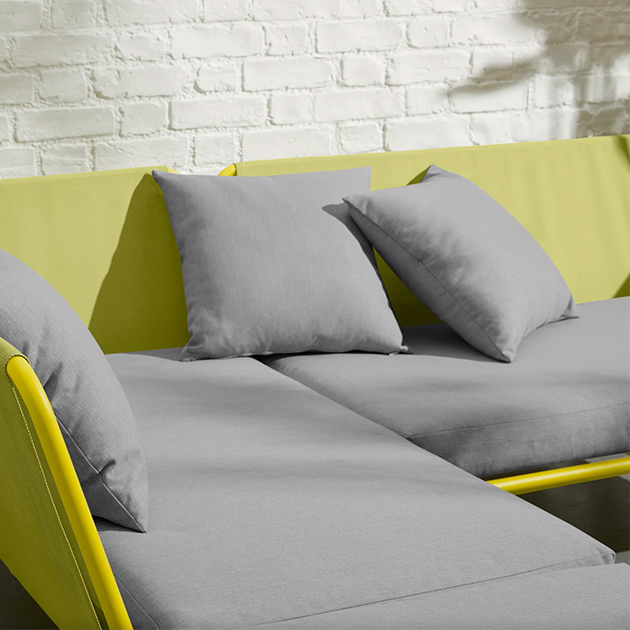 Hippes Tice Garten-Balkon-Ecksofa für 4-6 Personen