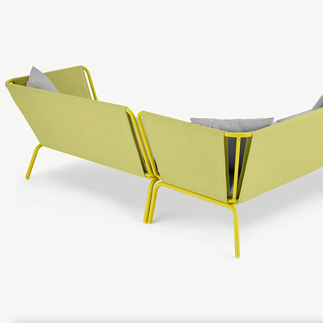 Hippes Tice Garten-Balkon-Ecksofa für 4-6 Personen