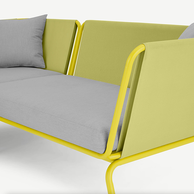 Hippes Tice Garten-Balkon-Ecksofa für 4-6 Personen