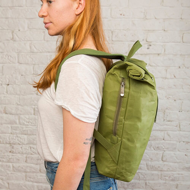 Nachhaltiger unisex Cougar Rucksack aus reiß- und wasserfestem Papier von Papero