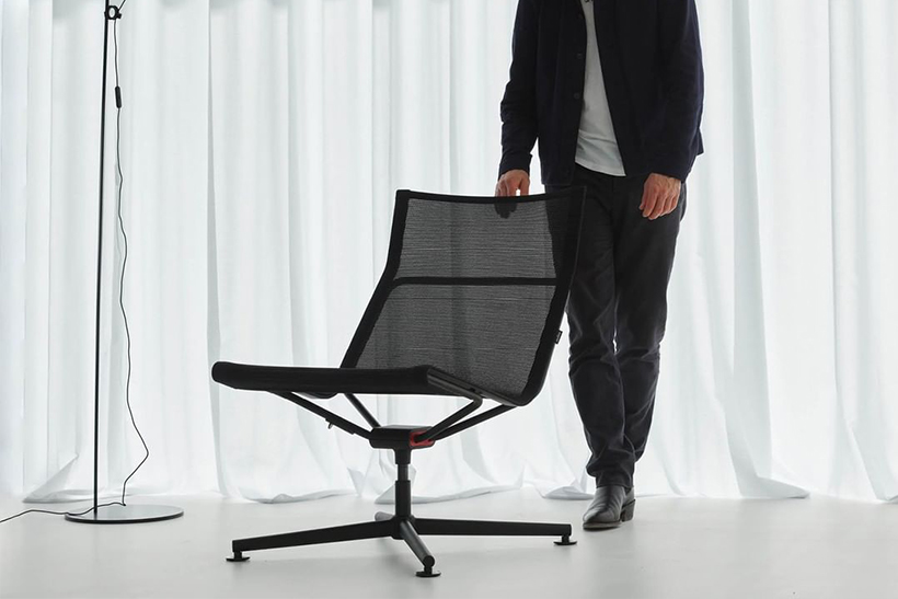 Ergonomisch bewegtes sitzen. Bürostuhl D1 von Wagner entlastet die Wirbelsäule, beugt Rückenschmerzen vor! Design Stefan Diez