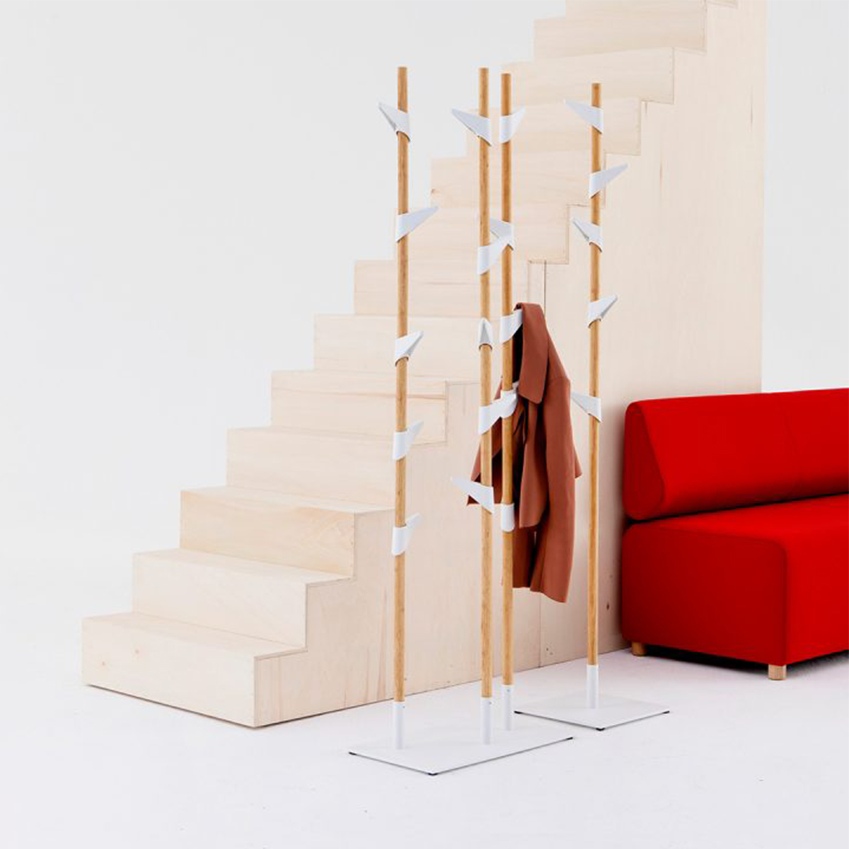 Bamboo von Cascando – anpassbare Garderobe aus Bambus von der Natur inspiriert