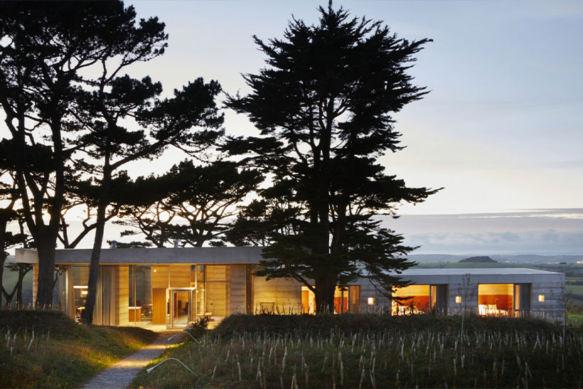 Secular Retreat in den Hügeln von Devon von Peter Zumthor