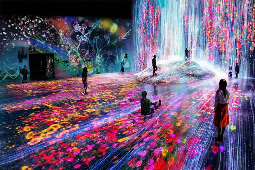 Eintauchen in die perfekte Illusion – digitale Installationen und Kunstwerke von TeamLab