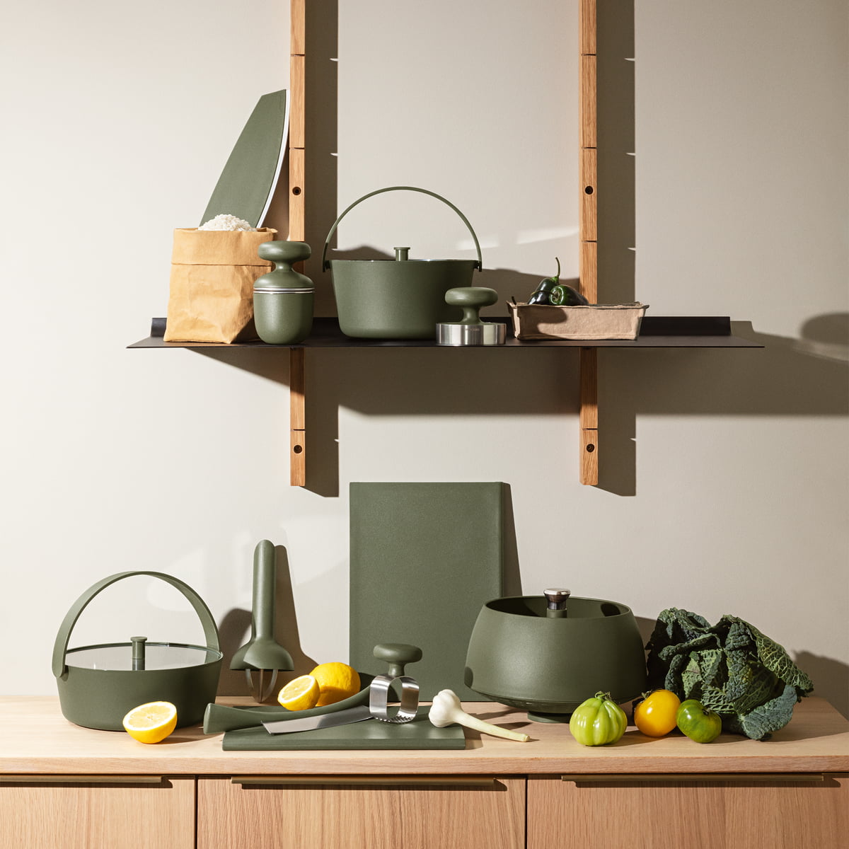 Knoblauchpresse mit ergonomischen Griff von Eva Solo
