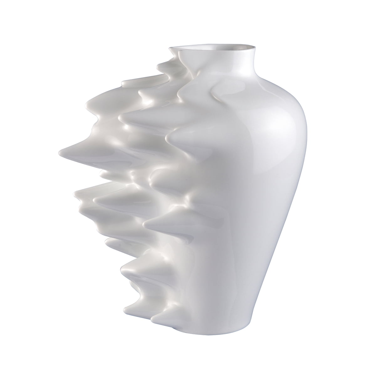 Faszinierende Interpretation der gesellschaftlichen Veränderungen – Fast Vase von Rosenthal