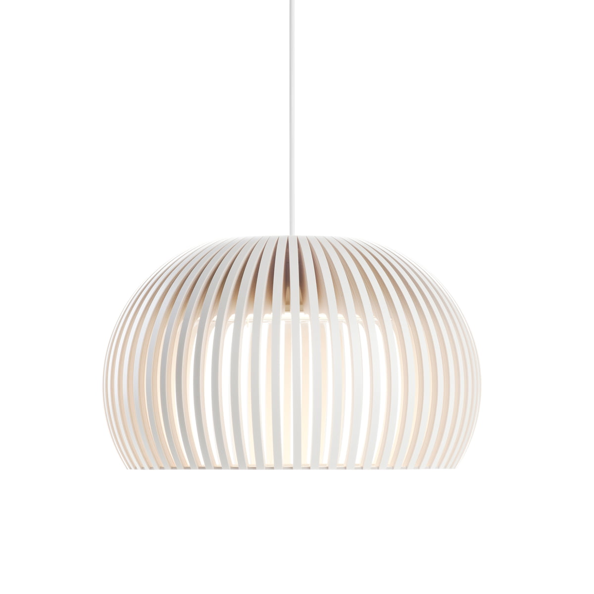 Atto Pendelleuchte von Secto Design aus Birkenholz