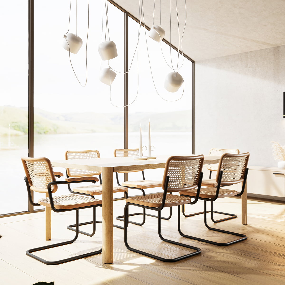 V 64 Freischwinger Stuhl von Thonet