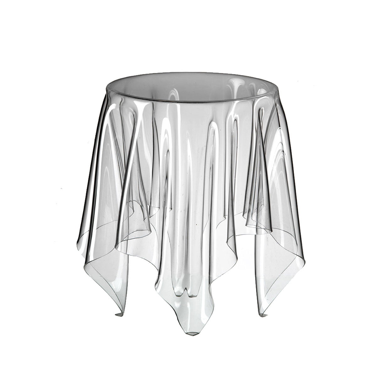 Schwebendes Tischtuch – Beistelltisch Illusion & Grand Illusion von essey