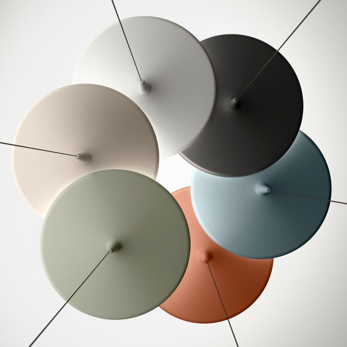 SKAN 0270 LED-Pendelleuchte von Vibia in frischem Design