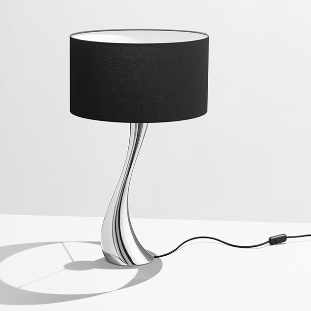 Elegante Cobra Tischleuchte von Georg Jensen