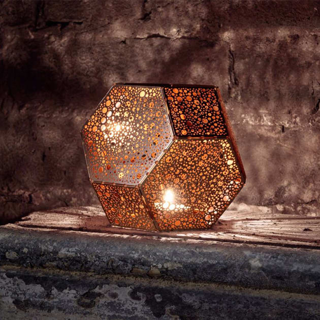 Etch Kupfer Teelichthalter von Tom Dixon