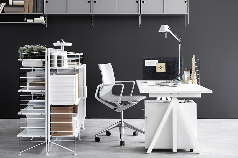 String Regalsystem – individuell konfigurierbar für Inn- und Outdoor