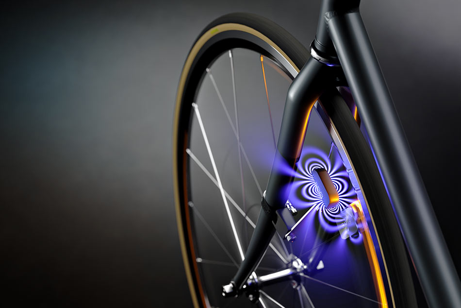 Das Arara Fahrradlicht, benötigt keine Batterien oder Dynamo