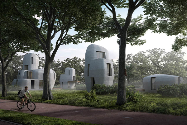 Erste 3D-gedruckte Beton-Siedlung entsteht in den Niederlanden