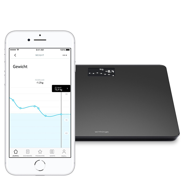 WLAN Personenwaage mit BMI-Funktion von Withings