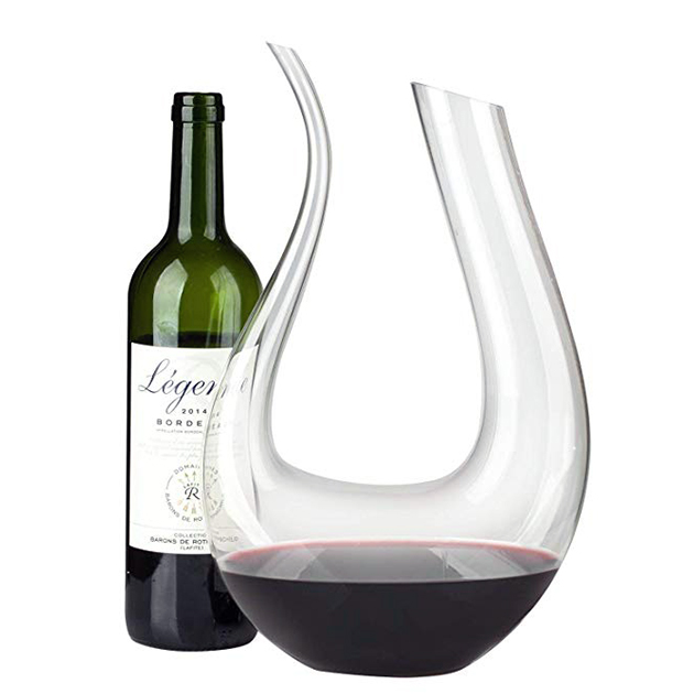Wein Dekantierer 1200ml aus Kristallglas