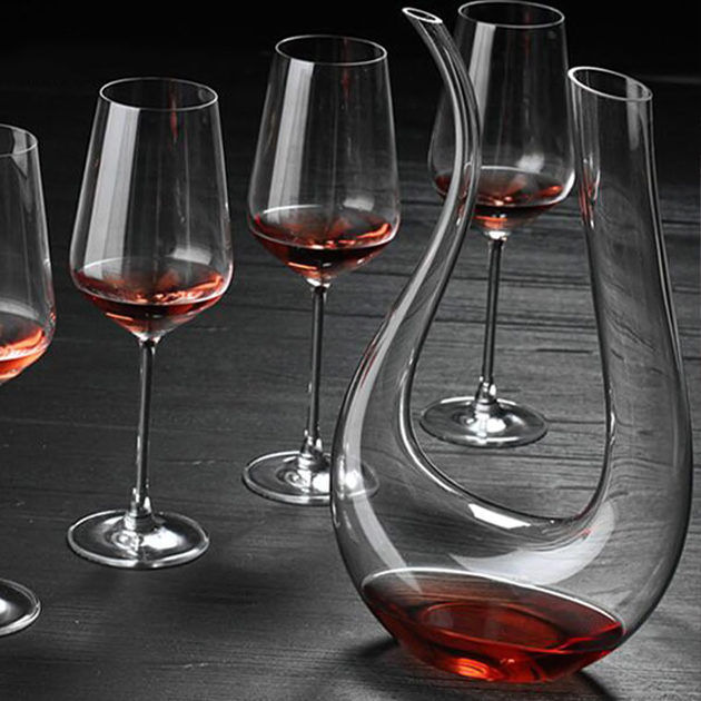 Wein Dekantierer 1200ml aus Kristallglas