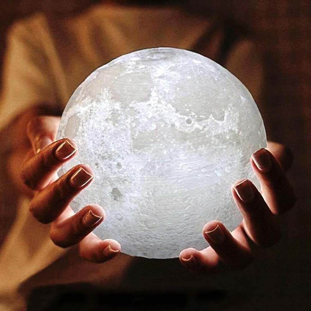 Das gefallene Mondlicht, die 3D Mondlampe